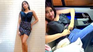 This picture of Janhvi Kapoor struggling to change clothes inside her car  is so relatable!