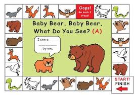 Baby Bear Baby Bear What Do You See By Eric Carle Game Board Tpt
