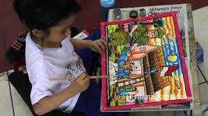 Museum siwalima gelar lomba mewarnai pahlawan nasional pattimura. Video Begini Lukisan Unik Anak Anak Tentang Para Pahlawan Tribun Pekanbaru