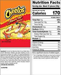 Hot, spicy flavor packed into crunchy, cheesy snacks. 34 Flamin Hot Cheetos Label Labels Database 2020