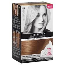 It only takes three washes with this shampoo to rebalance your blonde and remove that dreaded brass. John Frieda Precision Foam Colour Medium Natural Blonde Permanent Colour 8n Shop John Frieda Precision Foam Colour Medium Natural Blonde Permanent Colour 8n Shop John Frieda Precision Foam Colour Medium