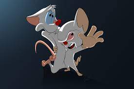 Pinky Andpersand The Brain By Thekeyofe On Deviantart Pinky Cartoon Brain Art