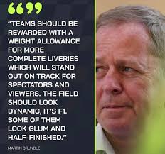 Martin Brundle has an interesting solution to get rid of the black and dull  #F1 liveries...𝗥𝗲𝗮𝗱 𝗙𝘂𝗹𝗹 𝗦𝘁𝗼𝗿𝘆:https://cutt.ly/dwVr1fbL