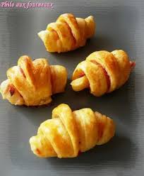 Philo Aux Fourneaux Mini Croissants Jambon Gruyere Croissant Au Jambon Recette Croissant Aperitif Croissant