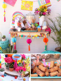 How to throw a casual mexican dinner party college housewife Summer Fiesta Ideas Fun365