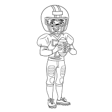 Print coloring of sport and free drawings. Football Coloring Pages Printable Sports Coloring Activity Pages To Entertain Kids During The Game Printables 30seconds Mom