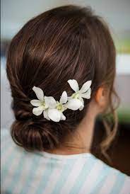 White Orchid Hair Flowers Flowers In Hair Orchid Hair Flowers White Orchids