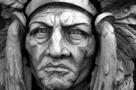 Gothic Indian Stone Face Stock Photo, Picture and Royalty Free Image. Image  702653.