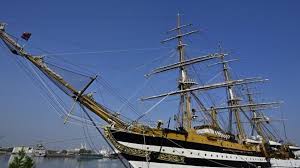 Italian ship docked in Mumbai ...