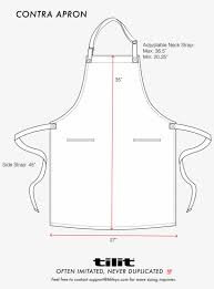 Freeuse Contra Aprons Size Chart Apron Male Size Chart Png