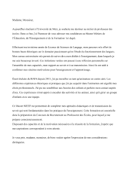 Lettre De Motivation Par Erwan M Fichier Pdf