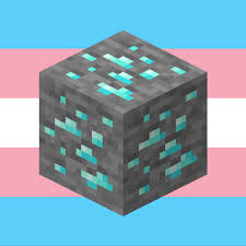 If multiple blobs spawn directly adjacent, it is possible to have a singular blob with more than 10 diamond ore. Every Minecraft Block Is Trans On Twitter The Minecraft Diamond Ore Block Is Trans