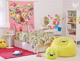 Wake Up On The Bright Side With Emoji Everything Emoji Bedroom Emoji Room Girls Room Decor