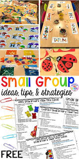 All About Small Group Time Free Printable Idea List Pocket Of Preschool Kindergarten Small Groups Small Group Activities Preschool Preschool Activities