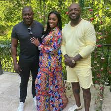Porsha williams (left) recently announced her engagement to simon guobadia (right), the williams said that guobadia and dennis mckinley, the father of her daughter, pilar jhena, are committed to. Ab9mpjyio0od0m