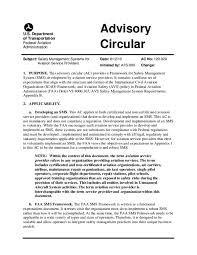 Halford has held a variety of airline positions, including manager of voluntary aviation safety programs, manager of flight operations quality assurance (foqa). Pdf Advisory Circular Subject Safety Management Systems For Aviation Service Providers Tiago Miranda Academia Edu
