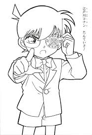 Detective Conan Coloring Pages Collection Cartoon Coloring Pages Detective Conan Wallpapers Detective Conan