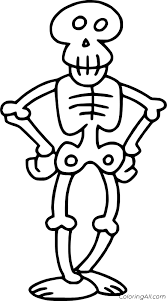 Ghost colouring pages haunted house colouring pages witch colouring pages skeleton colouring pages jack o lantern colouring pages free printable fish skeleton pattern. Skeleton Coloring Pages Coloringall