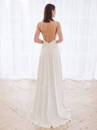 Maybe you would like to learn more about one of these? Moderne Brautkleid Ruckenfrei Satin Schlicht Ohne Spitze Mit Dunnen Tragern