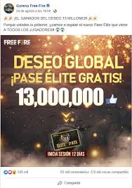 Garena participó del festigame fanta 2019 con su juego estrella en la región de latinoamérica, free fire. Garena Free Fire Entrega A Sus Jugadores Un Pase Elite Gratuito
