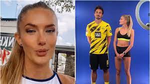 Dieses video kann werbung enthalten.hi guys and welcome to my first real youtube video.and it goes right to the point. I Really Underestimated It World S Sexiest Athlete Alica Schmidt Leaves Dortmund World Cup Winner Flat Out In 400m Race Rt Sport News