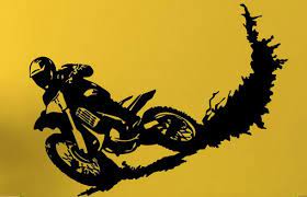 Mini motor trail 50cc mesin 2tak sepeda. Motocross Wall Sticker Racing Stunt Dirt Bike Biker Pvc Wall Sticker Boys Room Motobike Wall Decal Bedroom Decorative Decoration Bedroom Decor Decorative Decorativestickers Boy Aliexpress