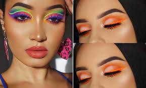 We turned to a celebrity makeup artist for tips on how to wear orange eyeshadow. 21 Neon Makeup Ideas To Try This Summer Stayglam