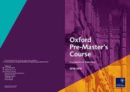 These are the key dates for your diary throughout the academic year. Pre Master S Courses 2018 19 Foundations Of Diplomacy By Oxford University Graduate Admissions Issuu