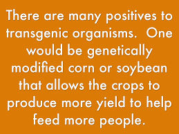 The genetic modification is accomplished by inserting dna into an embryo with the assistance of a virus, a plasmid, or a gene gun. Benefits Of Transgenic Organisms By Manning Webb