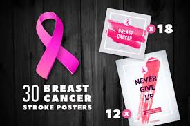 Free for commercial use no attribution required. Breast Cancer Awareness Posters Bundle Graphic By Lara Cold Creative Fabrica