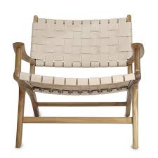 To this day, each piece is thoughtfully designed from their studio in minneapolis, minnesota. Blush Leather Teak Lounge Chair The Grey House