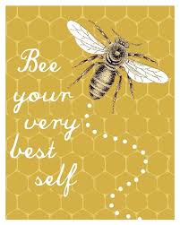 Birds Do It Bees Do It Lyrics Bee Your Very Best Self Art Print Hipheart By Lori By Hipheart 14 00 Bee Bee Quotes Best Self