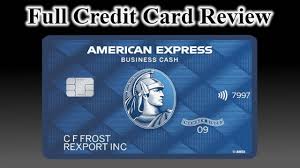 Rather than cash back, it pays you in amex. Credit Card Review American Express Blue Business Cash Card Youtube
