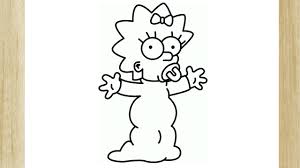 Cabe agora a você a. Como Desenhar A Maggie De Os Simpsons How To Draw Maggie The Simpsons Youtube