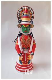 Quilled Kathakali Dancer In 2020 Quilling 3d Quilling Dolls Crafts