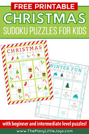 Rd.com knowledge brain games we've used the names of snow white's diminutive friends as clues i. Christmas Sudoku For Kids Free Printable The Many Little Joys