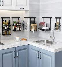 Stainless steel kitchen rack manufacturers & wholesalers. Punch Free Stainless Steel Kitchen Racks Wall Hanging Dishes Chopsticks Cutter Seasoning Storage Supplies Pendant Rack Storage Holders Racks Aliexpress