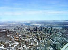 Montreal Vue Du Ciel 10 Photos Aeriennes De La Ville Dans Son Manteau Blanc New York Skyline Aerial City Photo