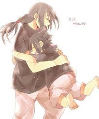 Itachi is the older brother of sas. Happy Birthday Itachi Text Sasuke Young Childhood Cute Hugging Uchiha Brothers Naruto Sasuke And Itachi Uchiha Itachi Uchiha