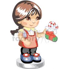 Small Girl Holding A Christmas Stocking With Candy Canes Clipart Commercial Use Gif Jpg Png Eps Svg Clipart 376456 Graphics Factory Download this premium vector about candy cane cartoon, and discover more than 10 million professional graphic resources on freepik. candy canes clipart commercial use gif