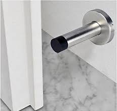 How To Install A Fixed Post Wall Monted Door Stopper 1 Door Stopper Stainless Steel Doors Steel Doors