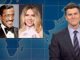 Check spelling or type a new query. Scarlett Johansson Roasted By Husband Colin Jost On Saturday Night Live The Independent