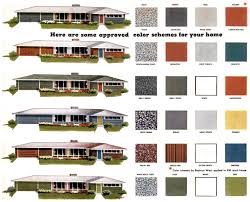 This contemporary abode uses concrete, slatted wood and glass to create a cascade of layers that stretch over a lake. Mid Century Modern Exterior Paint Color Schemes Awesome House Designs Mid Century Modern Exterior Mid Century Modern Exterior Paint House Paint Color Combination