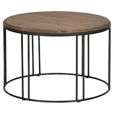 5 out of 5 stars (1) 1 reviews $ 845.00 free shipping only 1 available and it's in 4 people's carts. Benjara 28 Round Modern Iron Coffee Table With Wood Top In Brown Bm195732