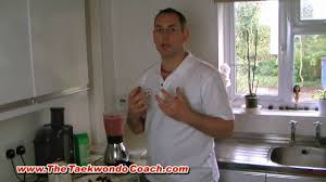 taekwondo smoothie quick easy and healthy food youtube