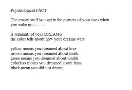 Dreams Psychology Facts About Love Love Facts Psycho Facts
