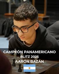 El Maestro FIDE Aarón Bazán se coronó Campeón Panamericano de ajedrez blitz  2025, Categoría sub 16 en Perú, lo que llena de orgullo a San Luis,  provincia que alberga grandes talentos! San