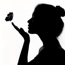 Black And White Woman Silhouette Silhouette Photography Girl Butterfly Silhouette Art Silhouette Woman Silhouette