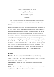 Pdf Questionnaires And Surveys