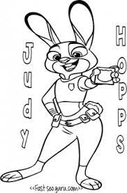 Judy is fiercely optimistic and independent. Printable Judy Hopps Zootopia Coloring Pages Free Kids Coloring Pages Printable
